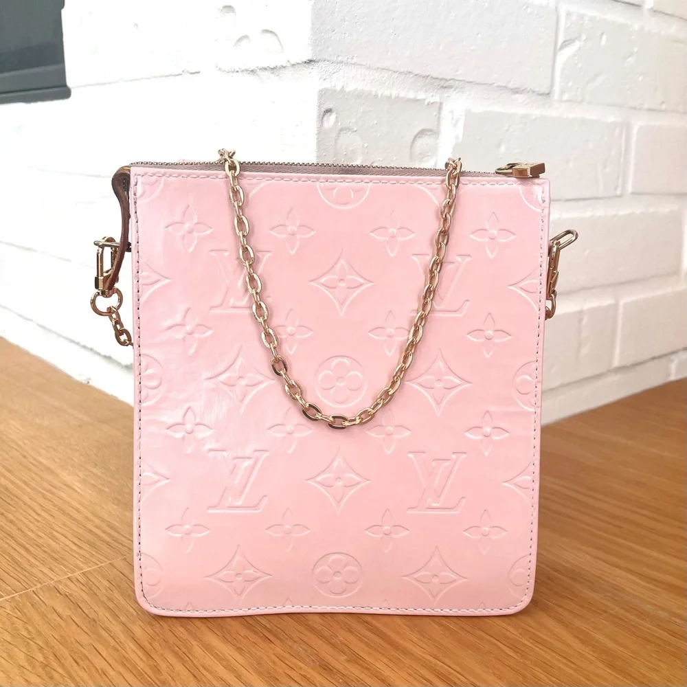 Louis Vuitton Authentic Custom Pink Mott Shoulder Bag - Picture 2 of 14